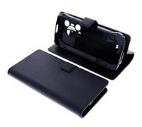 foto-kontor Étui Compatible avec Blackview BL7000 Protection Book Style Case Housse Portefeuille pour téléphone Smartphone Coque à Rabat Support Pochette Noir
