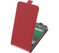 foto-kontor Étui Compatible avec Doro 8035 Flipstyle Coque de Protection Téléphone Portable Rouge