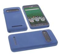 foto-kontor Étui Compatible avec Doro 8035 Sac de Protection en TPU en Silicone Sac pour Portable Bleu