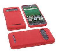 foto-kontor Étui Compatible avec Doro 8035 Sac de Protection en TPU en Silicone Sac pour Portable Rouge