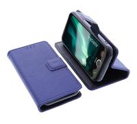 foto-kontor Étui Compatible avec Doro Aurora A10 / A11 Protection Book Style Case Housse Portefeuille pour téléphone Smartphone Coque à Rabat Support Pochette Bleu