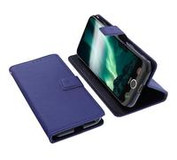 foto-kontor Étui Compatible avec Doro Aurora A30 / A31 Protection Book Style Case Housse Portefeuille pour téléphone Smartphone Coque à Rabat Support Pochette Bleu