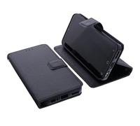 foto-kontor Étui Compatible avec Emporia Smart 7 Lite / 7 Mini / ME7 Protection Book Style Case Housse Portefeuille pour téléphone Smartphone Coque à Rabat Support Pochette Noir