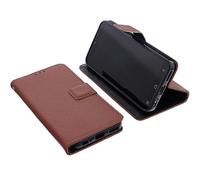 foto-kontor Étui Compatible avec Emporia Smart 7 Lite / 7 Mini / ME7 Protection Book Style Case Housse Portefeuille pour téléphone Smartphone Coque à Rabat Support Pochette Brun