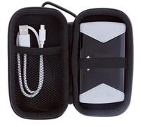foto-kontor Étui de protection rigide compatible avec TP-Link M7650 Wireless Pocket - Résistant aux chocs - Imperméable - Avec mousqueton - Accessoires - Noir
