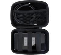 foto-kontor Étui de protection rigide compatible avec TP-Link M8550 Wireless Pocket - Résistant aux chocs - Imperméable - Avec mousqueton - Accessoires - Noir