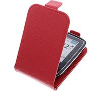 foto-kontor Étui de Protection Rouge Compatible avec Abbott Freestyle Libre 2 Flip Style