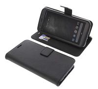foto-kontor Housse Compatible avec Cat S52 Style Livre Noir Coque de Protection Portefeuille
