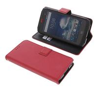 foto-kontor Housse Compatible avec CrossCall Action X3 Style Livre Rouge Coque de Protection Portefeuille