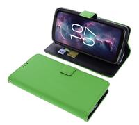 foto-kontor Housse Compatible avec CrossCall Stellar X5 / X5s Style Livre Vert Coque de Protection Portefeuille