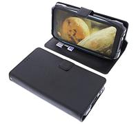 foto-kontor Housse Compatible avec Doogee S89 / S89 Pro Style Livre Noir Coque de Protection Portefeuille