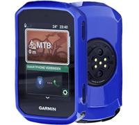 foto-kontor Housse Compatible avec Garmin Edge 550/850 Coque protectrice TPU Pochette Bleu Antichoc résistante aux Rayures pour VTT e-Bike vélo