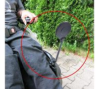 foto-kontor Miroir de vue arrière pour fauteuil roulant Miroir à col de cygne réglable Aide à la vue Vue d'ensemble Plus de sécurité