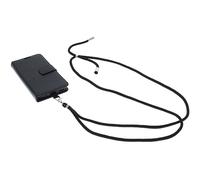 foto-kontor Sac à Bandoulière pour Téléphone Portable Compatible avec Doro 8050/8050 Plus Sac Book Style Protection Sac chaîne de Portable Housse Bande de Portable Noir