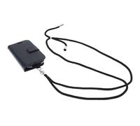 foto-kontor Sac à Bandoulière pour Téléphone Portable Compatible avec Emporia Simplicity Sac Book Style Protection Sac chaîne de Portable Housse Bande de Portable Noir