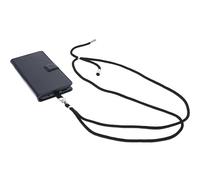 foto-kontor Sac à Bandoulière pour Téléphone Portable Compatible avec Fairphone 4 Sac Book Style Protection Sac chaîne de Portable Housse Bande de Portable Noir