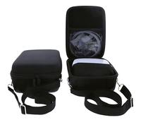 foto-kontor Sac Compatible avec Beurer IH 18 l'inhalateur étui de Protection Antichoc, imperméable, avec bandoulière et Poche en Filet, Noir