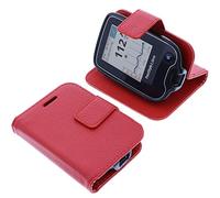 foto-kontor Sac pour Livre de Protection Compatible avec Abbott Freestyle Libre 1 Book Style Rouge Etui