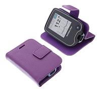 foto-kontor Sac pour Livre de Protection Compatible avec Abbott Freestyle Libre 2 Book Style Mauve Etui