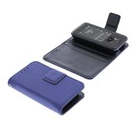 foto-kontor Sac pour Livre de Protection Compatible avec Dexcom G7 / One+ Book Style Bleu Etui