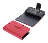 foto-kontor Sac pour Livre de Protection Compatible avec Dexcom G7 / One+ Book Style Rouge Etui