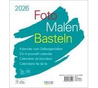 Foto-Malen-Basteln Bastelkalender Weiß 2026