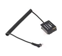 Foto4easy DMW-BLC12 Coupleur de batterie DC factice avec câble CC extensible pour appareil photo Panasonic FZ200 FZ300 FZ1000 FZ2500 G5 G6 G7 G80 G85 GX8