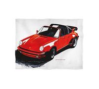 fotobar!style Photo - Couverture Polaire - Environ 135 x 180 cm Porsche 911 Turbo S 964, 1992, 1408283, 180x135 cm