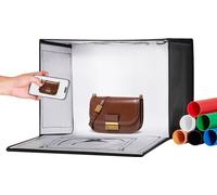 Fotobox 410x300x305mm - Kit Studio Photo avec caisson lumineux - 5600K 120LED - Photographie professionnelle - Idéal pour la photographie de produits