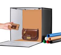 Fotobox 505x485x495mm - Kit Studio Photo avec caisson lumineux 40W - 5600K 160LED Eclairage Photographique