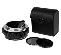 Fotodiox Adaptateur extensible DLX compatible avec objectif Contax/Yashica vers appareils photo Nikon Z-Mount - capacités de filtre macro et ND