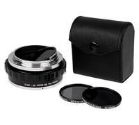 Fotodiox DLX Adaptateur extensible compatible avec objectif Canon EF/EF-S vers appareils photo Nikon Z-Mount - Capacité de filtre macro et ND