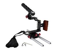 Fotodiox Pro Cinema Sharkcage avec Squelette boîtier de Protection/vidéo Cage pour Sony Α7/Α7/Α7r/Α7s - Pitch Black