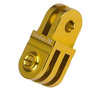 Fotodiox Pro GoTough Extender 90 Bras d'extension en Aluminium avec Virage 90° pour GoPro Hero HD/1/2/3 20 mm Or Métal