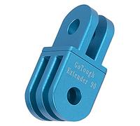 Fotodiox Pro GoTough Extender 90 Bras d'Extension en Aluminium avec virage 90° pour GoPro Hero HD/1/2/3/3+/4 20 mm Bleu Métal