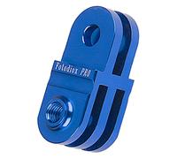 Fotodiox Pro GoTough Extender Bras d'Extension en Aluminium pour GoPro Hero HD/1/2/3/3+/4 20 mm Bleu Métal