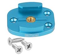 Fotodiox Pro GoTough QR Fixation de Trépied en Aluminium pour GoPro Hero HD/2/3/3+/4 Bleu