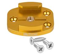 Fotodiox Pro GoTough QR Fixation de Trépied en Aluminium pour GoPro Hero HD/2/3/3+/4 Or