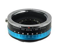 Fotodiox Pro Iris Lens Mount Adapter Compatible with Canon EOS EF Full Frame Lenses on Sony E-Mount Cameras