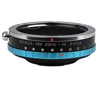 Fotodiox Pro Iris Lens Mount Adapter Compatible with Canon EOS EF Lenses on Samsung NX Mount Cameras