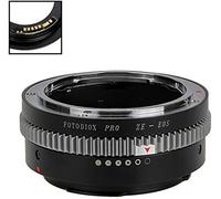 Fotodiox Pro Lens Mount Adapter Compatible with Mamiya 35mm (ZE) SLR Lens on Canon EOS (EF, EF-S) Mount D/SLR Camera Body - with Gen10 Focus Confirmation Chip and Built-in Aperture Control Dial