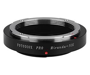 Fotodiox Pro Lens Mount Adapter Compatible with Miranda (Mir) Lenses on Nikon F-Mount Cameras