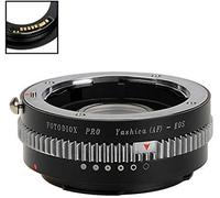 Fotodiox Pro Lens Mount Adapter Compatible with Yashica 230 AF SLR Lens on Canon EOS (EF, EF-S) Mount D/SLR Camera Body - with Gen10 Focus Confirmation Chip and Built-in Aperture Control Dial