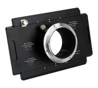 Fotodiox Pro Lens Mount Adapter, Fujifilm G-Mount GFX Back to Large Format 4x5 View Cameras avec Graflok Rear Standard (avec Shift / Stitch Adapter) (4x5-GFX-Pro)