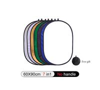 Fotografia. Diffuseur de lumière pliable 5 en 1,réflecteur photo,disque photo rond,budgétaire,accessoires de photographie - Type Oval 60x90cm 7in1