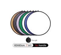 Fotografia. Diffuseur de lumière pliable 5 en 1,réflecteur photo,disque photo rond,budgétaire,accessoires de photographie - Type Round 60cm 7in1
