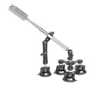 Fotoleey Kit de Fixation de Voiture pour Insta360- Triple Ventouse et Support de Serrage Compatible avec Insta360 X5/X4/X3/X2, appareils Photo numériques (bâton Non Inclus)