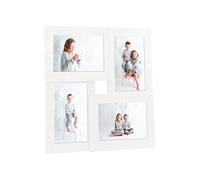 Fotolijst voor 4x(10x15 cm) foto MDF wit332772