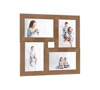 Fotolijst voor 4x(13x18 cm) foto MDF lichtbruin332769