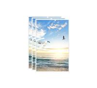 Fotolijsten 3 st voor tafel 10x15 cm MDF wit332322